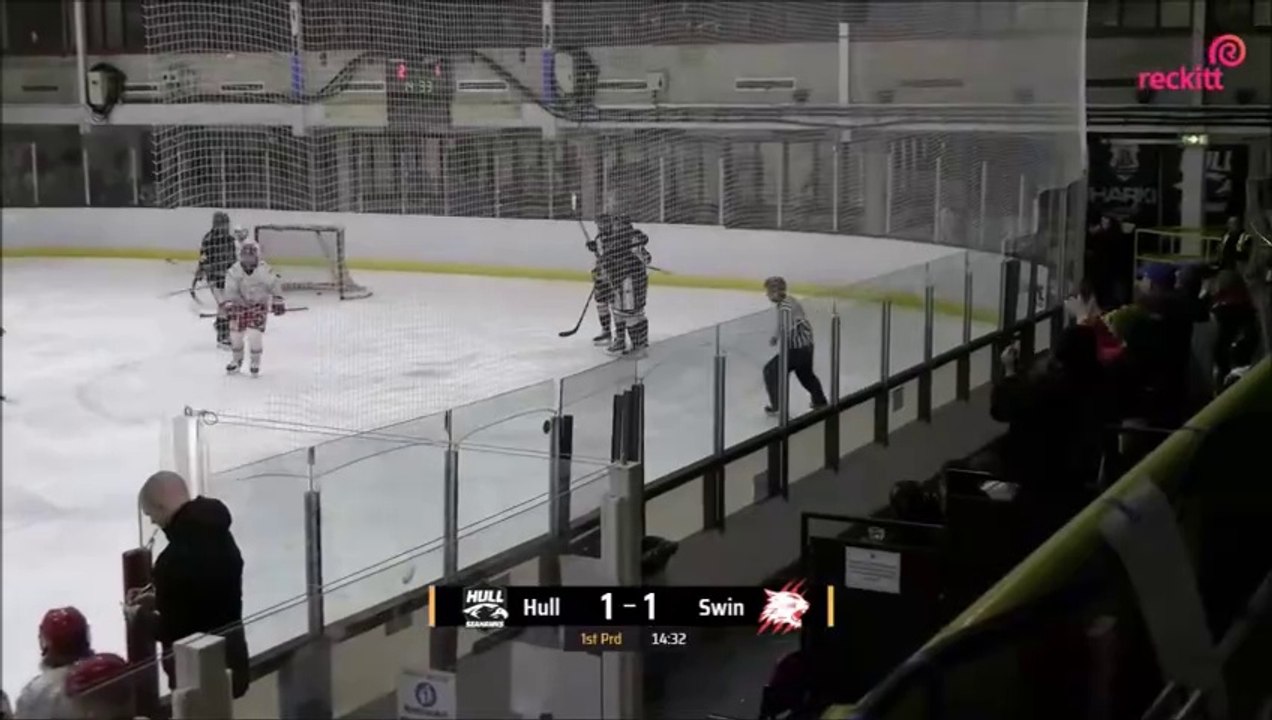 Hull Seahawks v Swindon Wildcats - NIHL National match highlights
