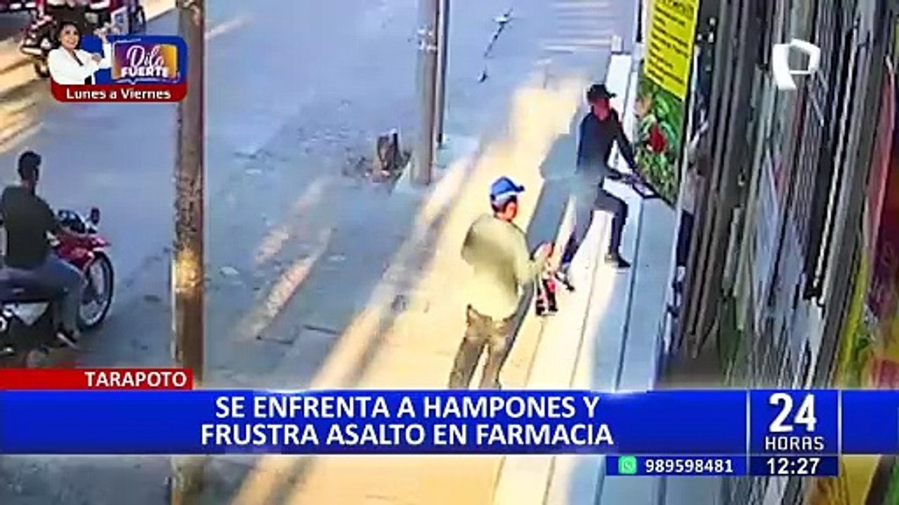 Tarapoto: valiente ciudadano se enfrenta a ladrones armados para evitar asalto a una mujer