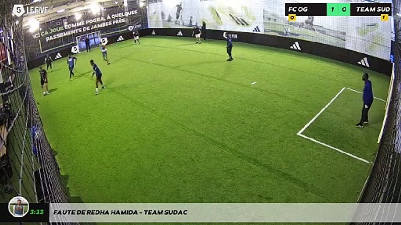 Faute de Redha HAMIDA - TEAM SUDAC