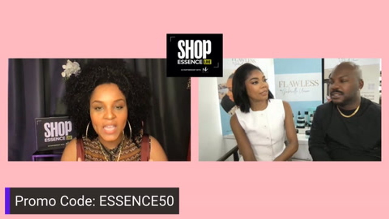WATCH: Shop Essence Live - Gabrielle Union & Larry Sims Talks Starting