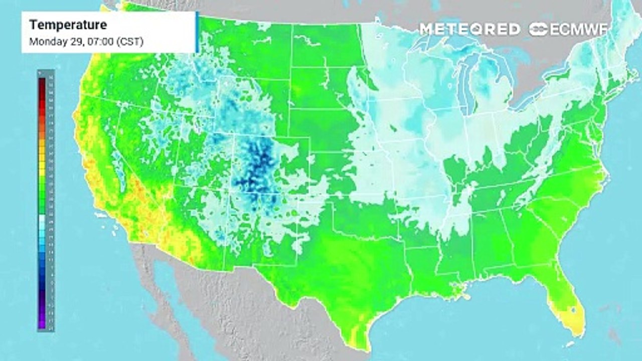 Temperatures in the US