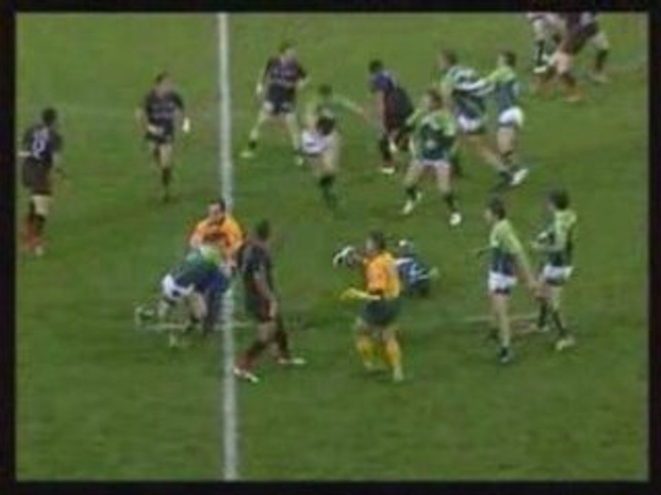 Bagarre Pau vs Toulon