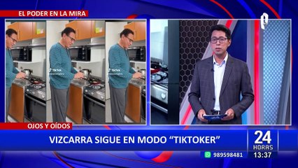 Martín Vizcarra regresa a Lima y sigue en modo "Tiktoker"