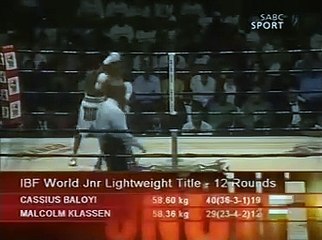 Malcolm Klassen vs Cassius Baloyi I