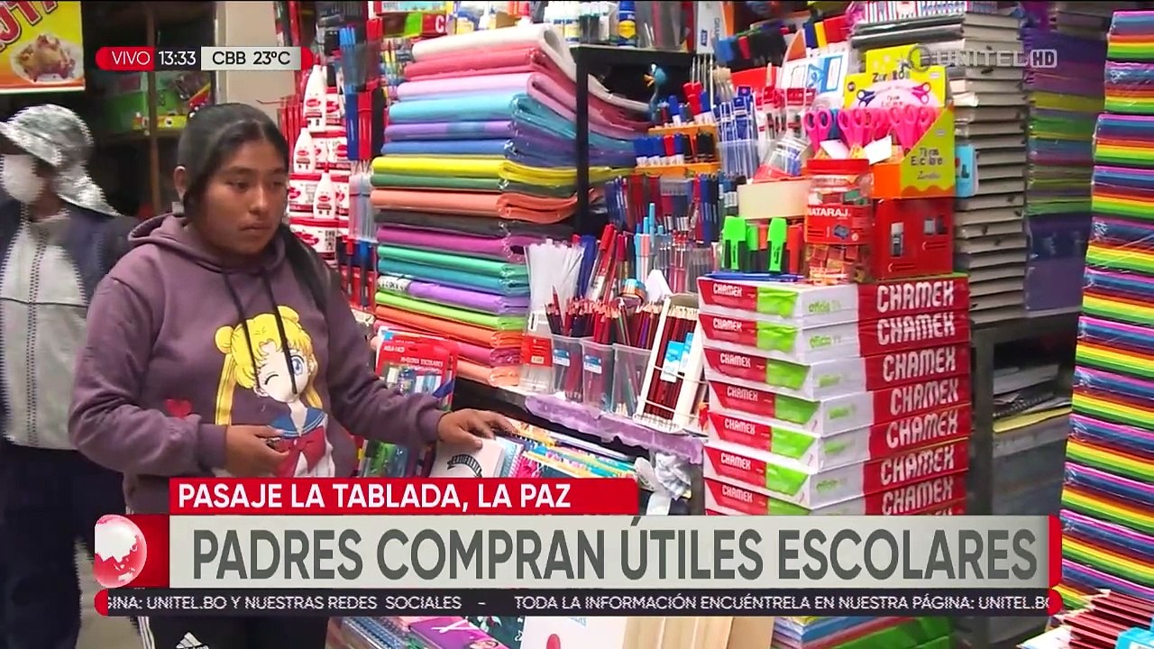 A una semana del inicio de clases, familias gastan más Bs 1.000 en material escolar en colegios privados