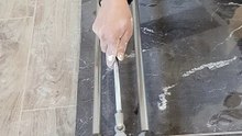 Une belle idée pour percer du carrelage dans la salle de bain