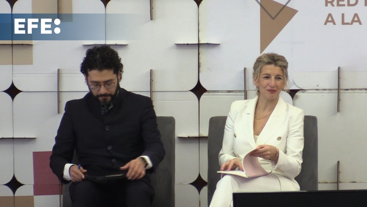 La vicepresidenta española Yolanda Díaz promete "ensanchar" las relaciones con México