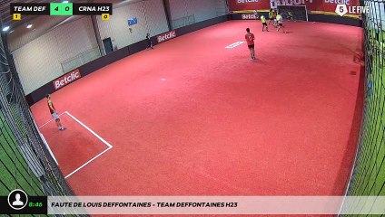 Faute de Louis Deffontaines - Team Deffontaines H23