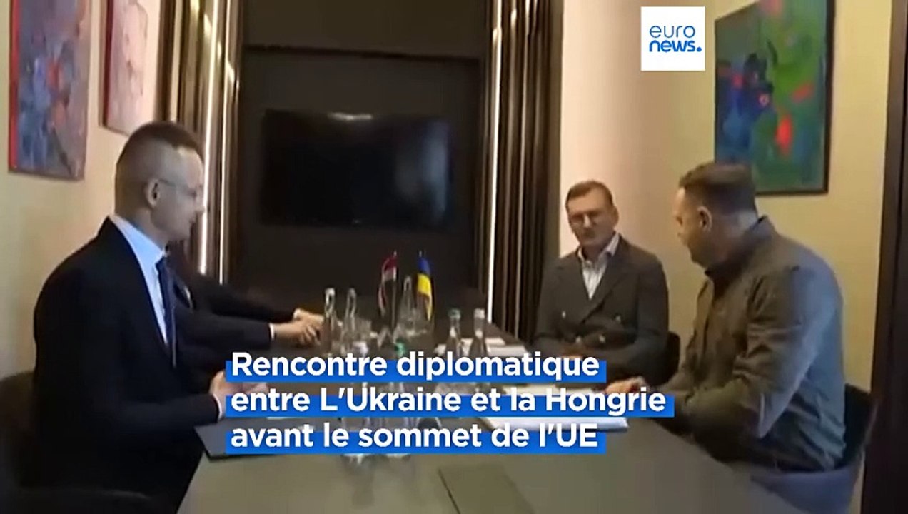 Ukraine : rencontre diplomatique entre les chefs de la diplomatie ukrainienne et hongroise
