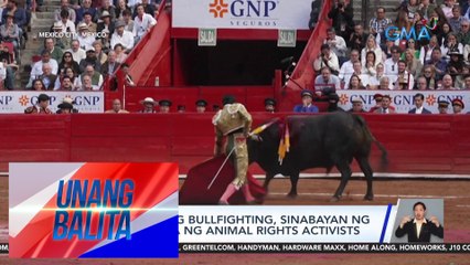 Pagbabalik ng bullfighting, sinabayan ng mga protesta ng animal rights activists | UB