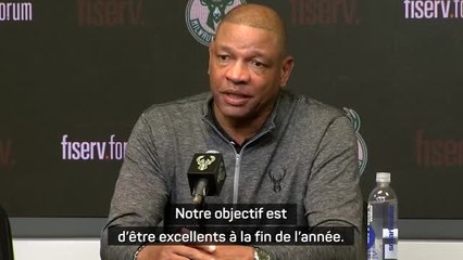 Bucks - Rivers : "Notre objectif est d'être excellents à la fin de l'année"