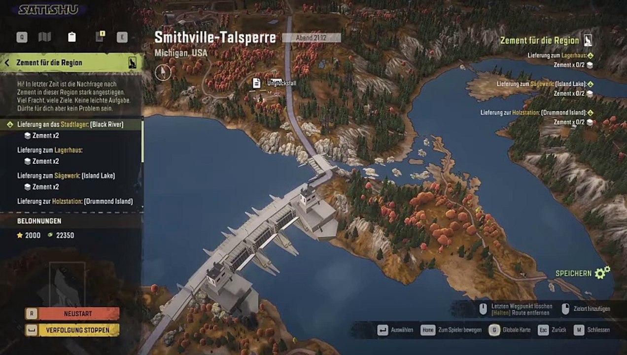 Dunkler der Transport nie fährt. SnowRunner #103