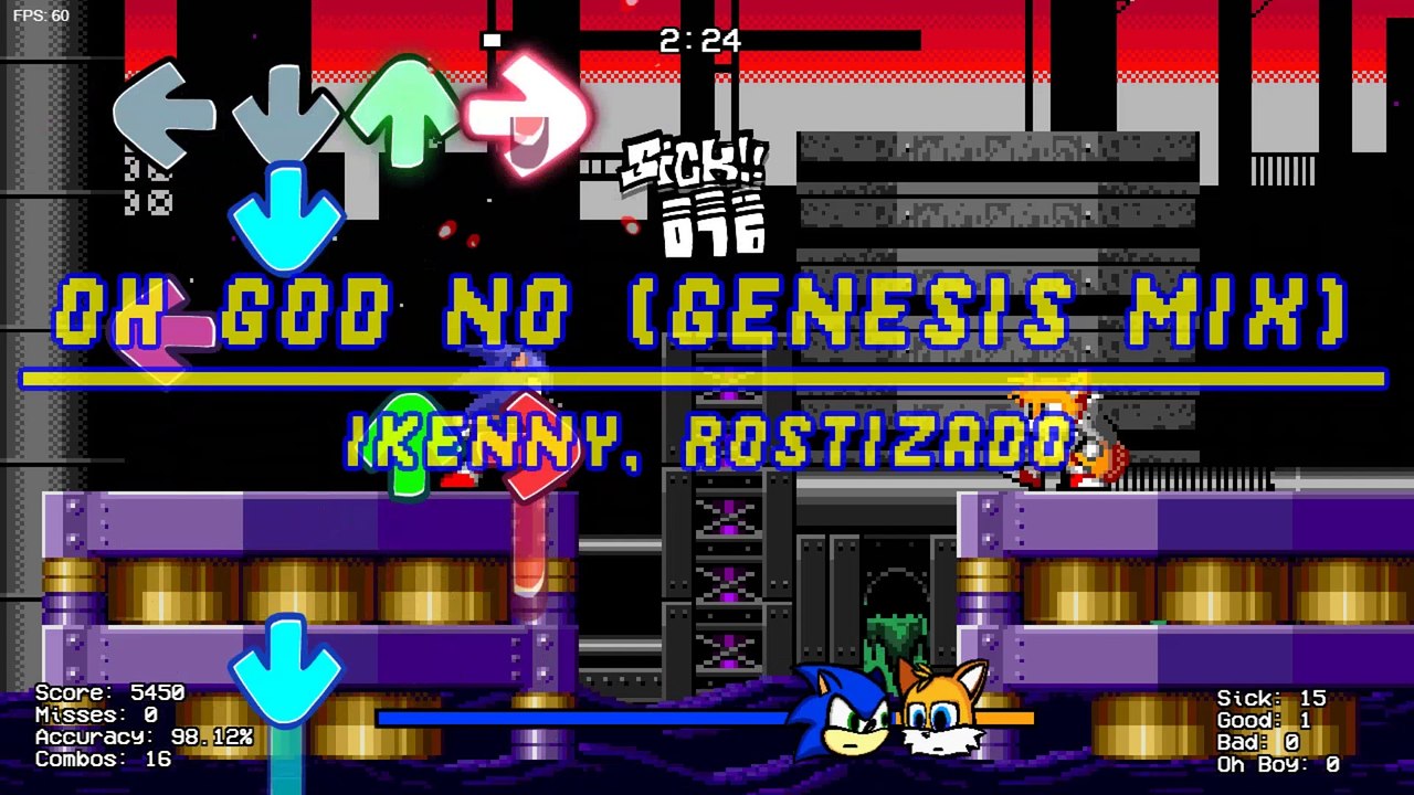 FNF OH GOD NO (Genesis Mix) Walkthrough - video Dailymotion