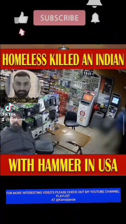 Indian student killed in USA | Hammered to death