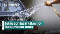 ¡Doble sanción! Estas son las multas por desperdiciar agua al lavar un auto en la calle