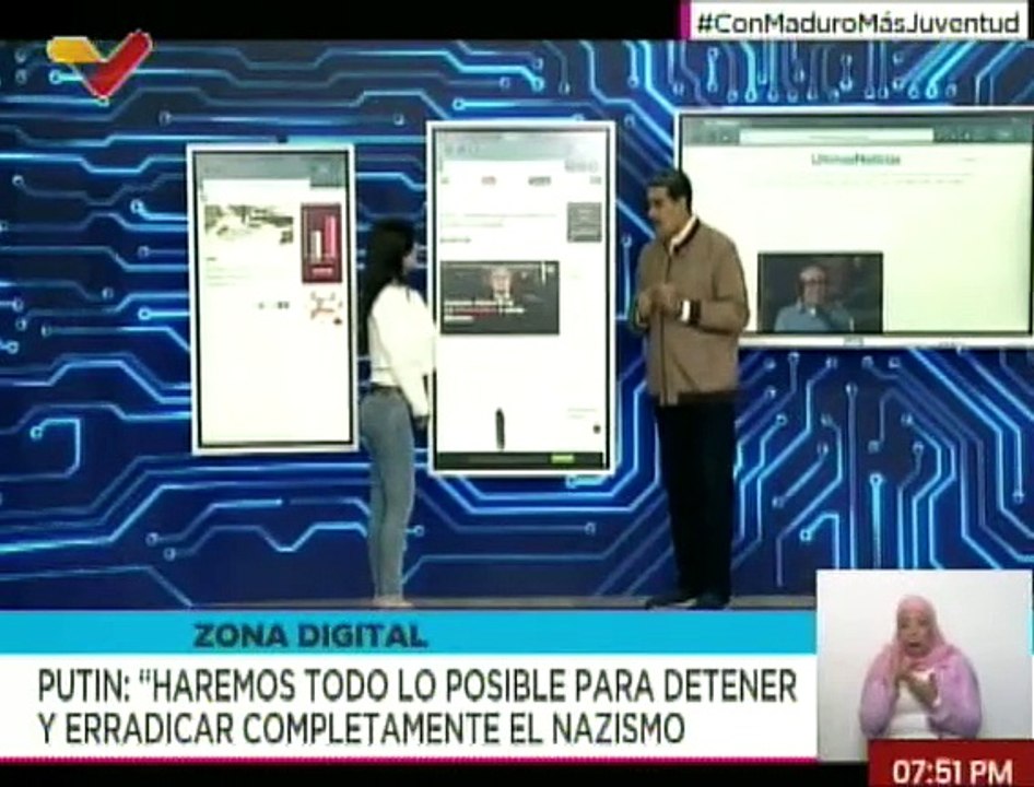 Pdte. Maduro se solidariza con su par Vladímir...