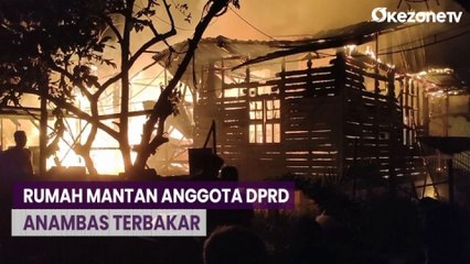 Kebakaran Hanguskan Rumah Mantan Anggota DPRD Kepulauan Anambas