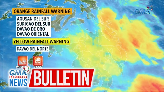 Inuulan pa rin ngayon ng husto ang ilang bahagi ng Mindanao | GMA Integrated News Bulletin