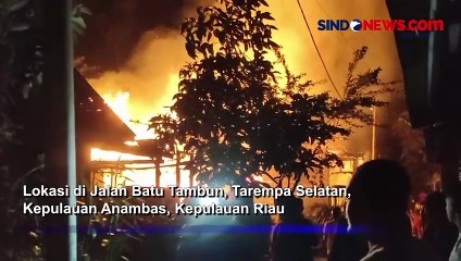 Rumah Mantan Anggota DPRD Kepulauan Anambas Terbakar, Kerugian Capai Ratusan Juta Rupiah