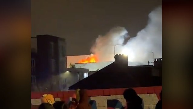 Fire rages at Wembley flats as 20 engines deployed to tackle blaze