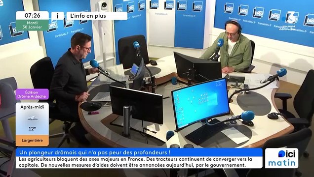 Xavier Méniscus, Drômois, plongeur extrême