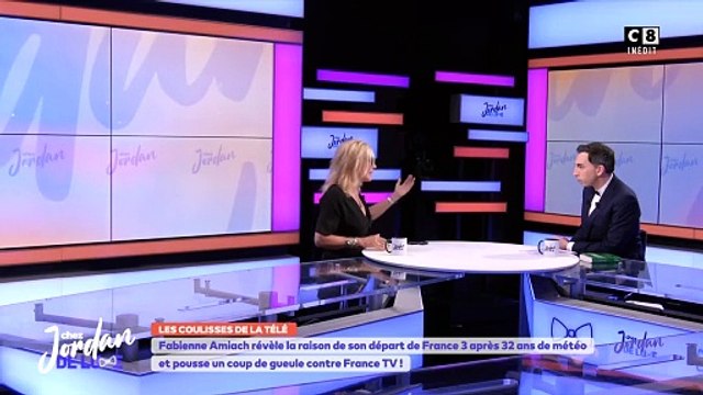 Fabienne Amiach revient sur son départ brutal de France Télé après 32 ans de carrière. Chez Jordan , C8