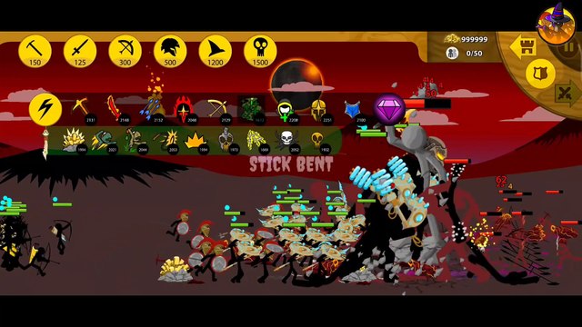 TEST EVOLUTION POWER ARMY SPEARTON VAMP UPGRADE | STICK WAR LEGACY | STICK BENT