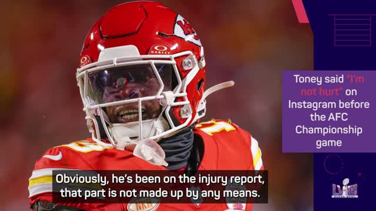 Chiefs say Toney will train amid social media post controversy
