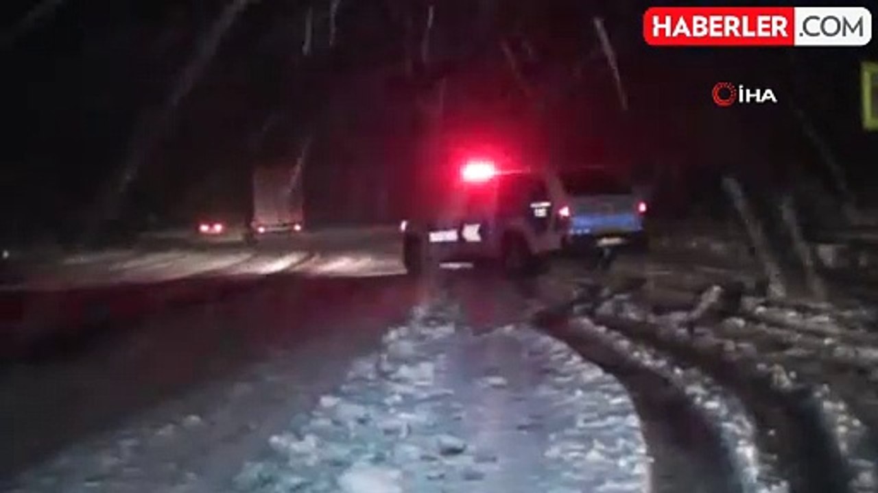 Antalya-Konya yolu tır geçişine kapatıldı