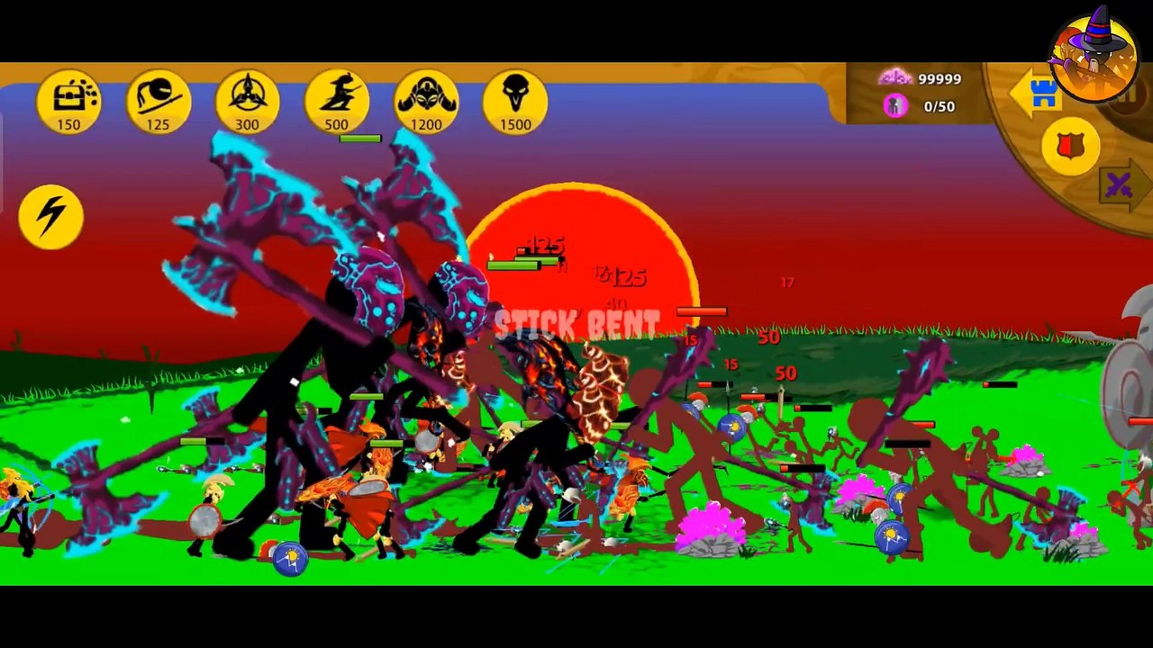 9999 BLACK GRIFFON BOSS VS 9999 BLACK SPEARTON ICON | STICK WAR LEGACY | STICK BENT