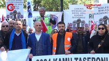 Taşeron işçiler kadro istedi: Elleri nasır tutmuş emekçiler...