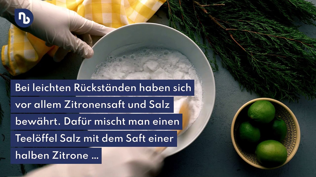 Mit diesen Hausmitteln wird die Kaffeekanne wieder wie neu 