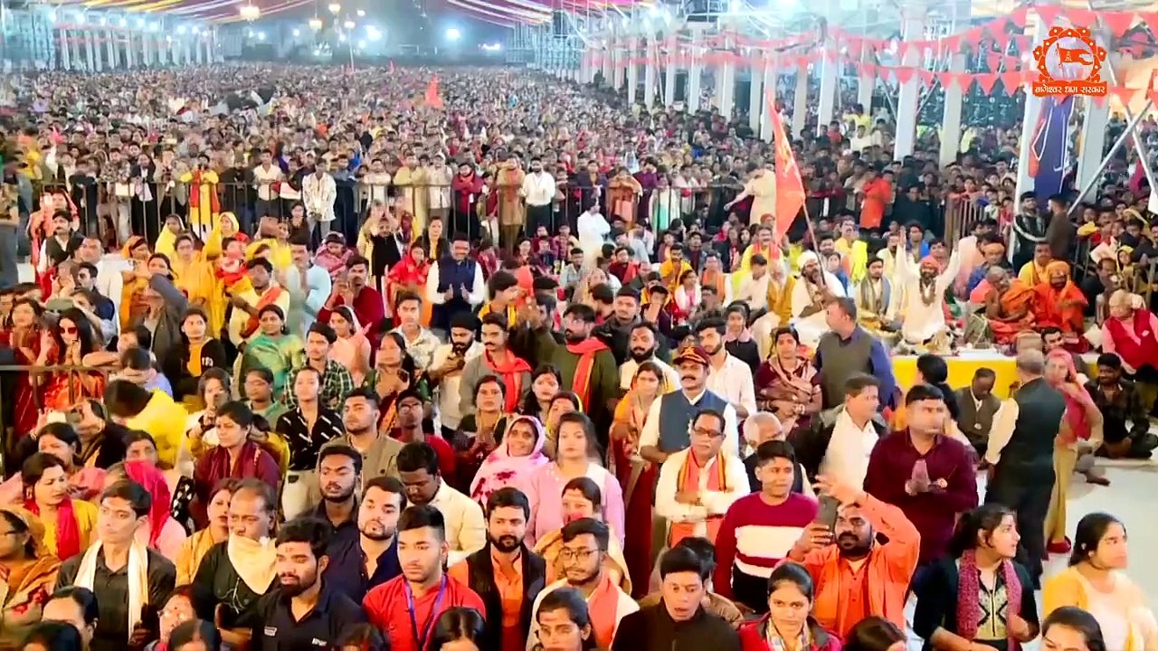 पूज्य सरकार की कथा रायपुर में पहुंचे श्री अनिरुद्धाचार्य जी महाराज, पूज्य सरकार ने किया स्वागत