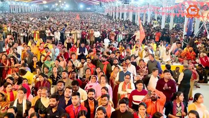 पूज्य सरकार की कथा रायपुर में पहुंचे श्री अनिरुद्धाचार्य जी महाराज, पूज्य सरकार ने किया स्वागत