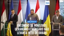 Encontro entre os chefes da diplomacia húngara e ucraniana não resolve veto de Orbán