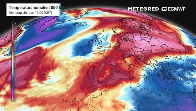 Mildwinter: Aktuell ist es in fast ganz Europa deutlich zu warm für die Jahreszeit!