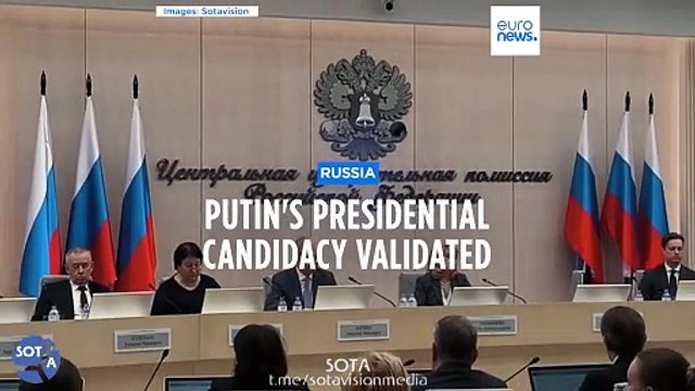 Putin officially registered for March presidential election