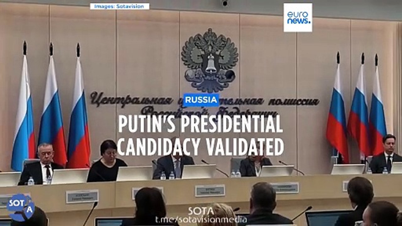 Putin officially registered for March presidential election