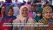 Kala Presiden Jokowi Ditangisi Emak-Emak saat Serahkan Bantuan Pangan Beras di Bantul
