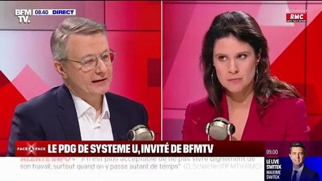 Le patron de Système U Dominique Schelcher dément formellement toute volonté de détourner la loi française notamment par l'utilisation de centrales d'achat basées à l'étranger - VIDEO