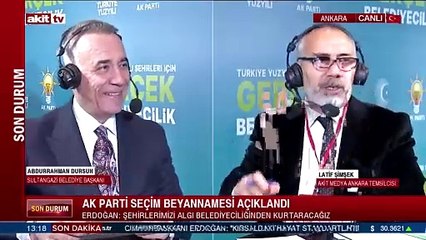 Sultangazi Belediye Başkanı Abdurrahman Dursun hedeflerini ve hizmetlerini anlattı