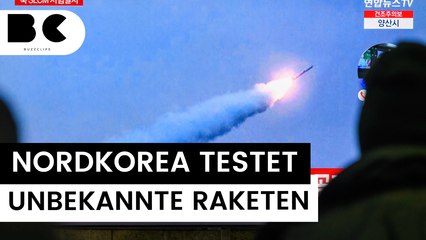 Erneuter Raketentest: Nordkorea feuert "unbekannte Marschflugkörper" ab
