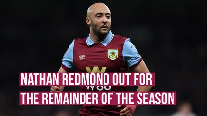 Nathan Redmond to miss rest of season with freak injury
