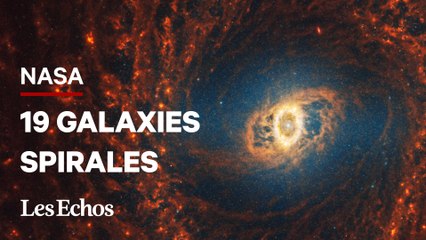 La Nasa révèle des images incroyables de galaxies spirales