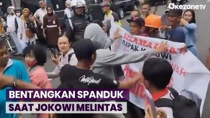 Bentangkan Spanduk saat Jokowi Melintas, Seorang Warga Gunungkidul Diamankan