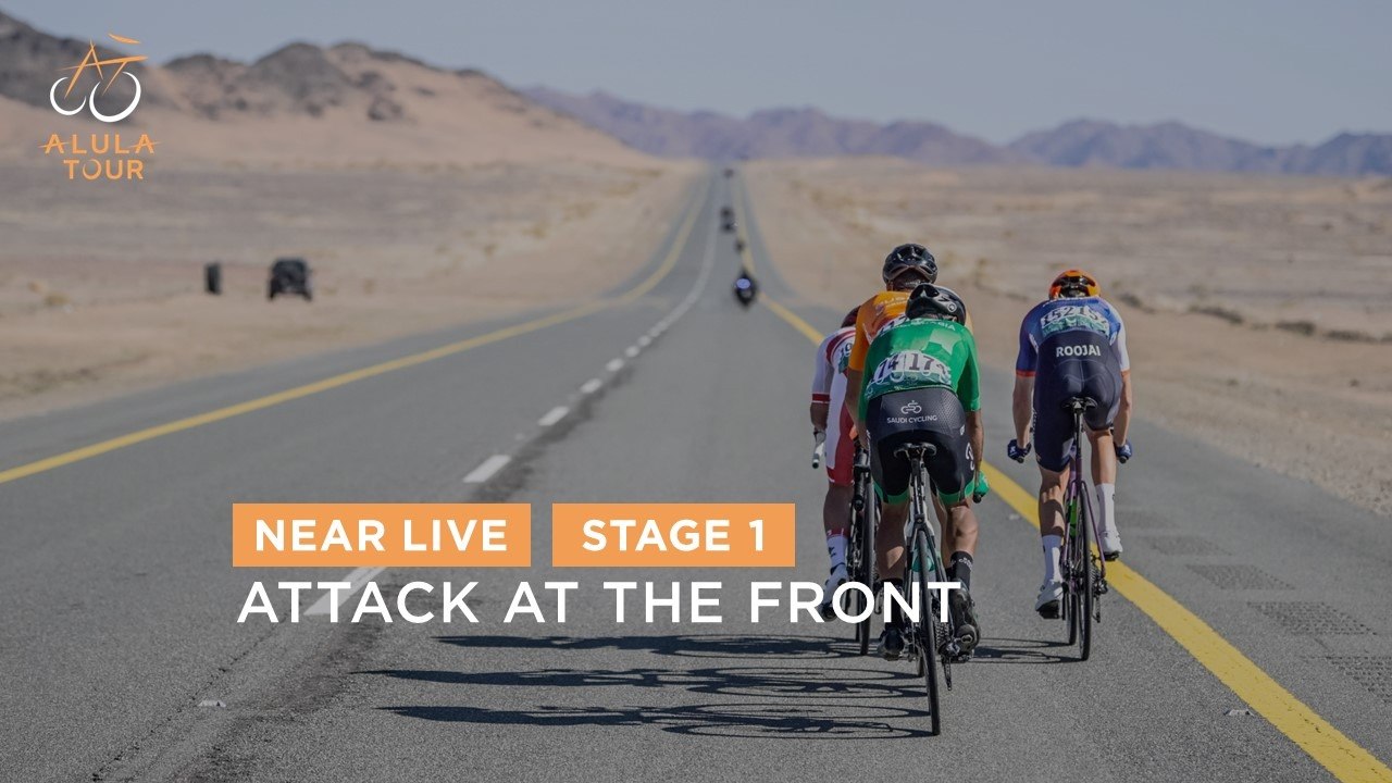 Attack at the front - Stage 1 - The AlUla Tour 2024