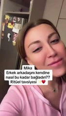 Mika Raun’dan şimdi de ritüel tarifi ve! Erkekleri bağlama ritüeli…