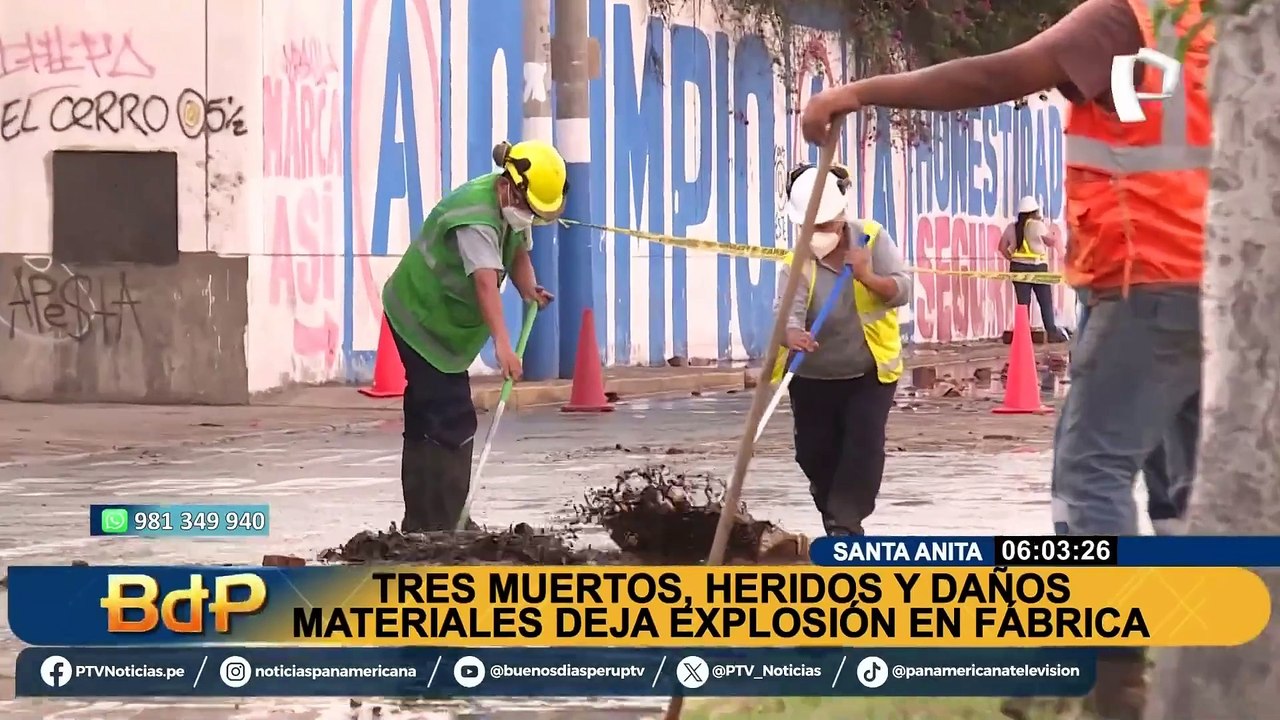 Explosión en Santa Anita deja 3 muertos y varios heridos: clausuran conocida fabrica de alimentos