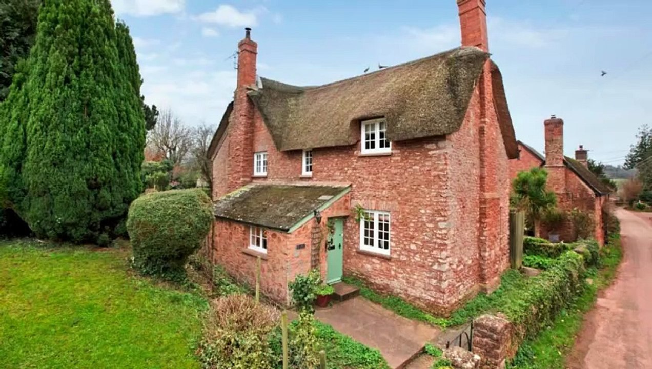 Period cottage for sale with vegetable gardens and Quantocks views