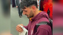 Galatasaray’ın Günay Güvenç’inden basın mensuplarına tatlı!